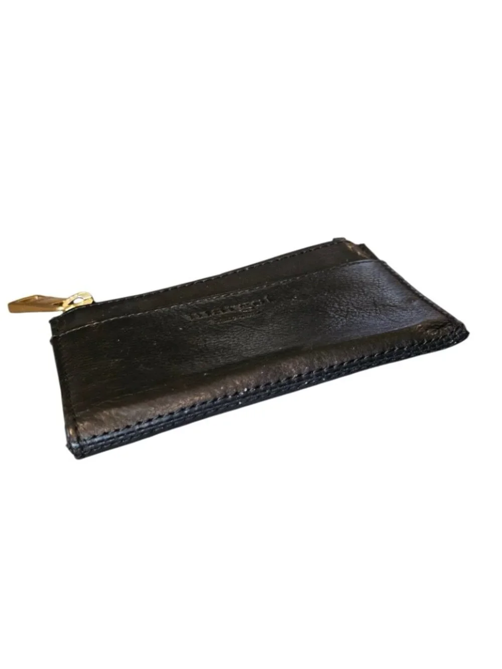 Margot New York Leather Card Case Wallet Black Minimalist READ